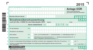 Anlage EÜR 2015