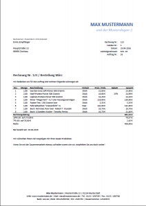 Rechnung-Privatkunde