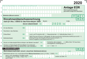 Anlage-EÜR-2020