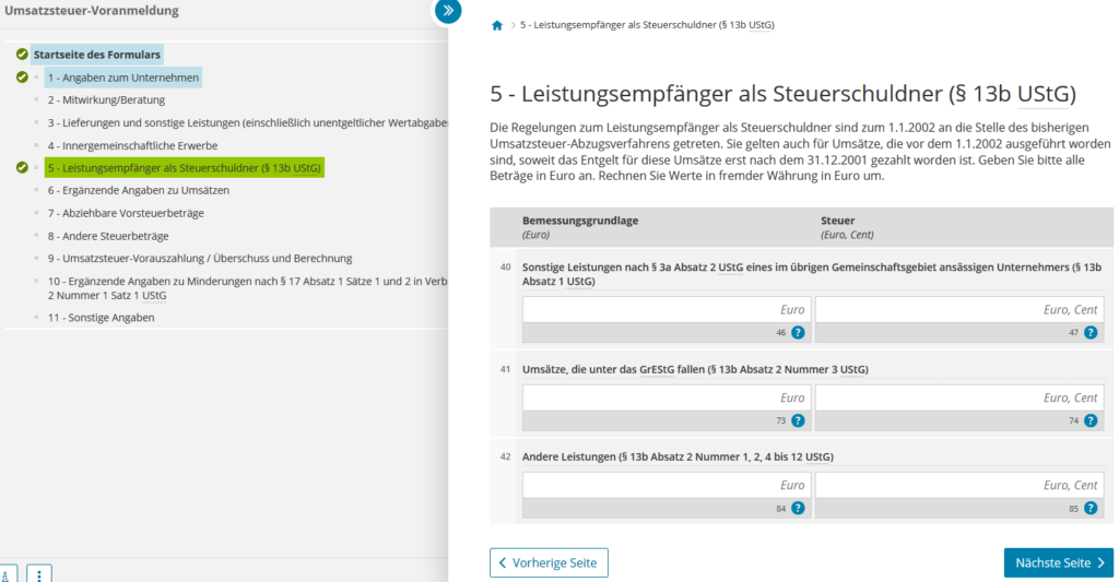 Reverse Charge 13b in Umsatzsteuervoranmeldung und Umsatzsteuererklärung » Pierre Tunger